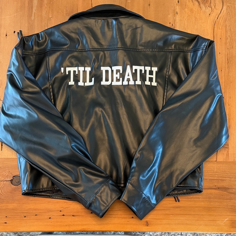 Vegan Leather 'TIL DEATH' jacket